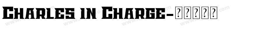Charles in Charge字体转换